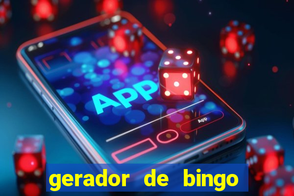 gerador de bingo cha de bebe